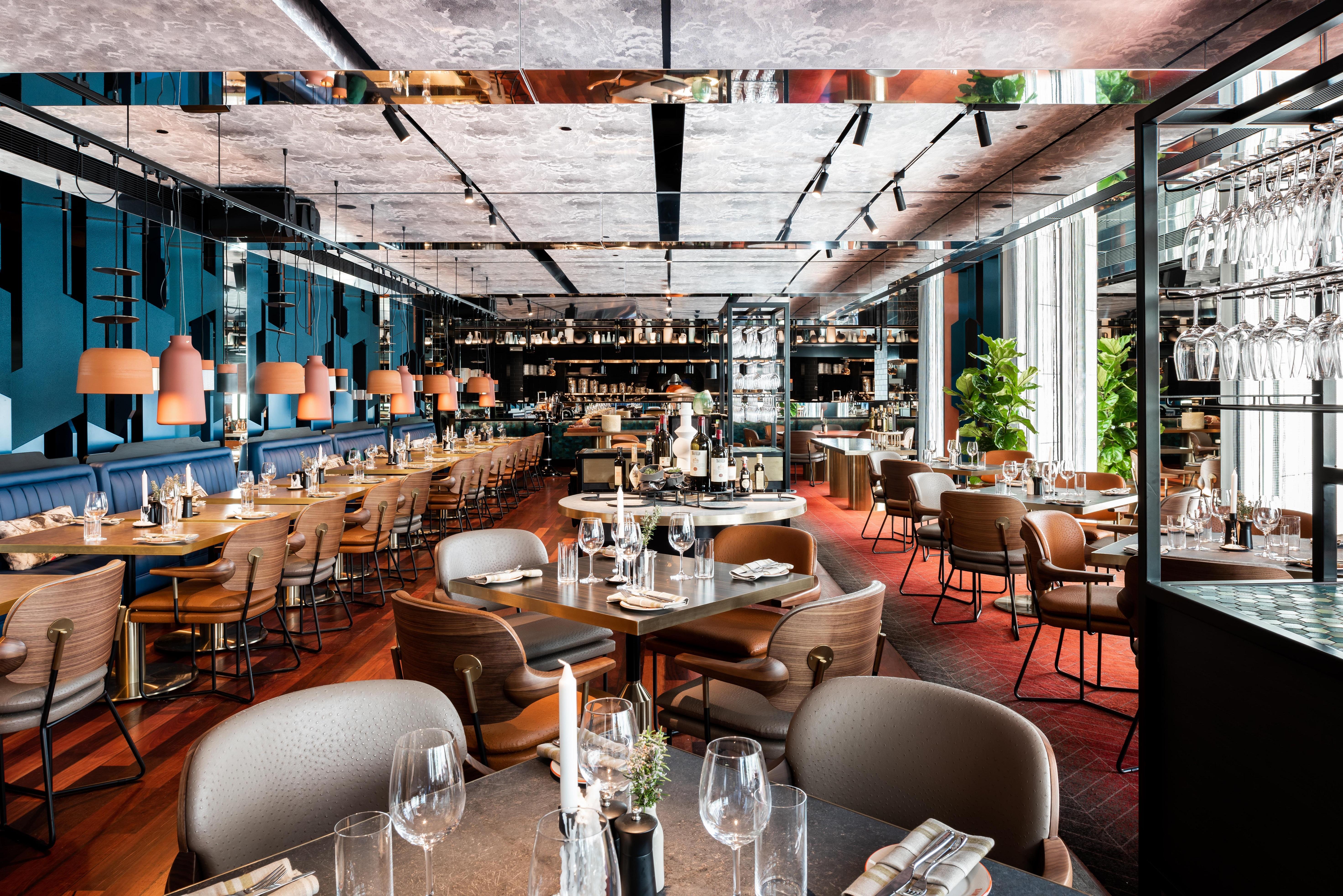 Hotel Qt Perth Exteriér fotografie Restaurant interior