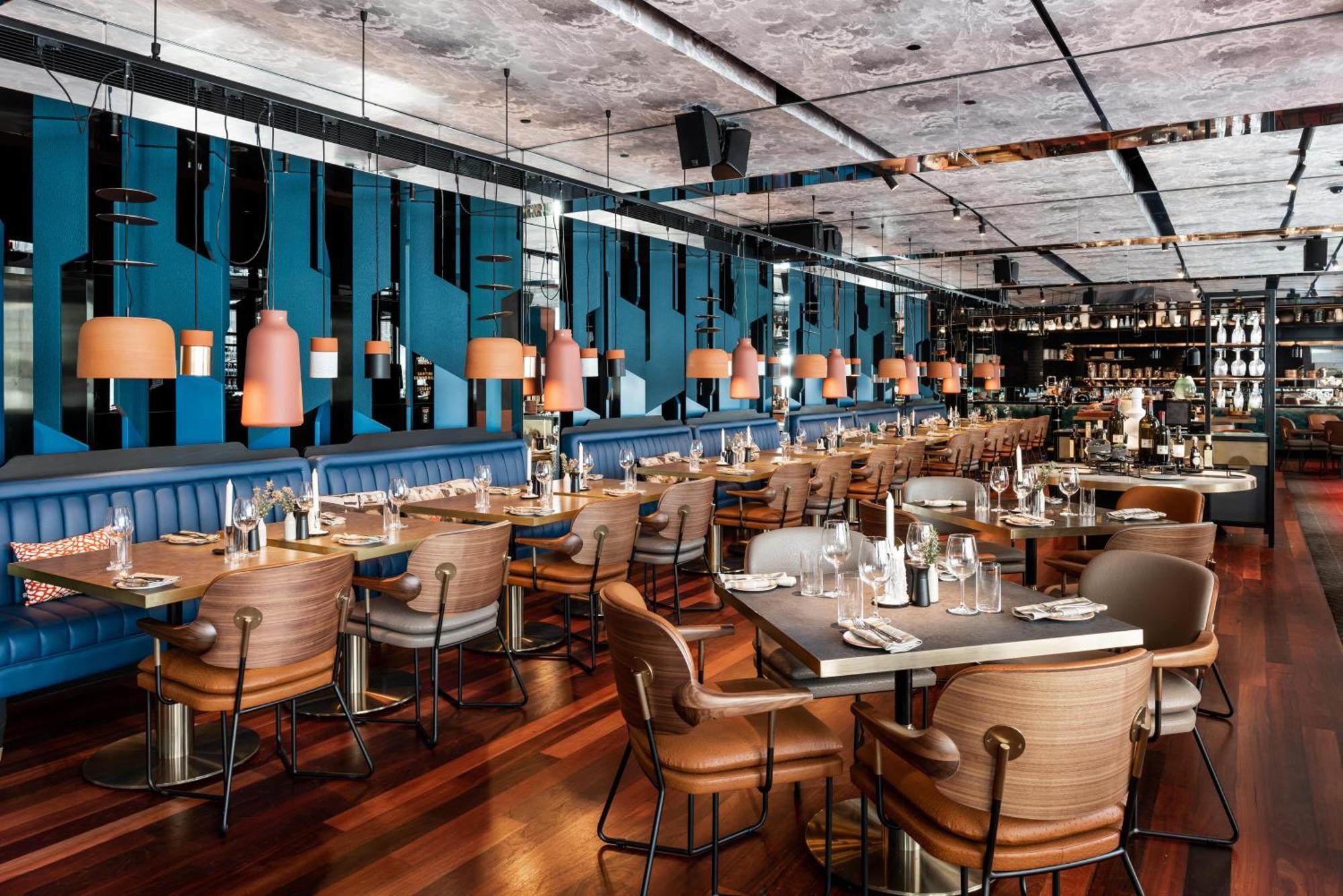 Hotel Qt Perth Exteriér fotografie Interior of the restaurant